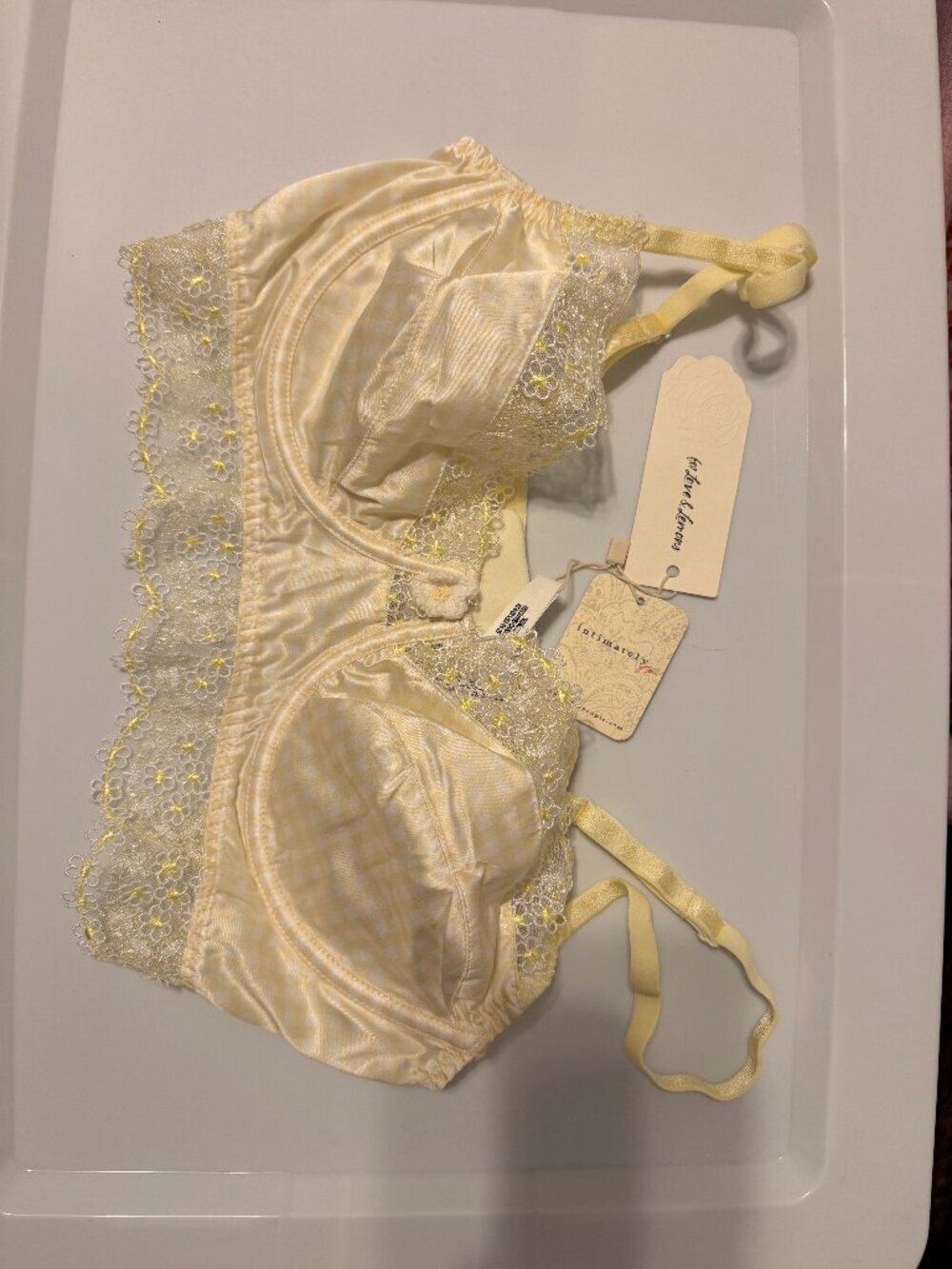 NWT For Love & Lemons/ FP Collab Bra
